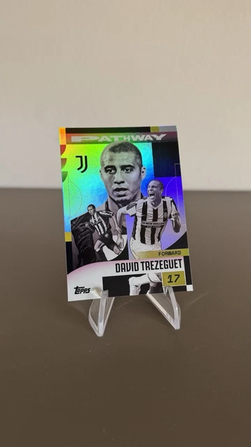 2024-25 TOPPS Juventus Official Team Set Case Hit Pathway PA-5 David Trezeguet