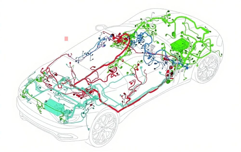 Maserati GranTurismo 2008-2019 Front Left Door wiring harness
