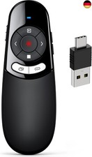 USB C Presenter, Kabellose 2.4 GHz Powerpoint...