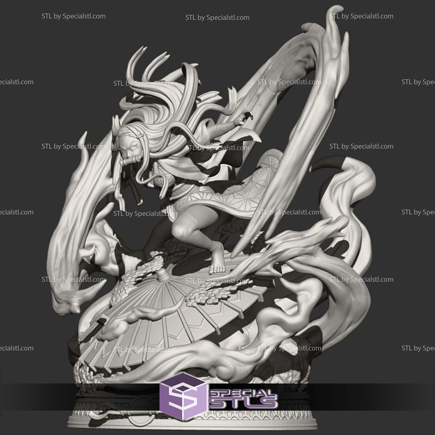 Scultura Nezuko Angry V2 - Demon Slayer foto 3