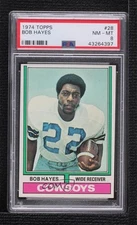 1974 Topps Bob Hayes #28 PSA 8 HOF