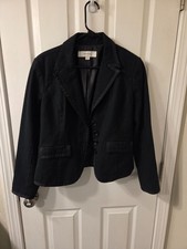 Merona Dark Green Blazer Women's Medium S10
