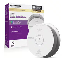 USI 10-Year Battery Combination Smoke Carbon Monoxide Detector w/ Voice Alarm