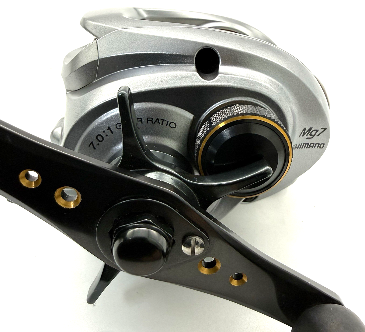 Shimano 09 ALDEBARAN Mg7 Left Handed Baitcasting Reel w/Box JAPAN