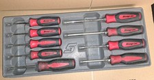 Snap-On SGDTX90BO 9-Piece Soft-Grip Torx Screwdriver Set Orange