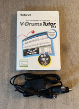 Roland V-Drums Tutor DT-1 training software W/Input Cable