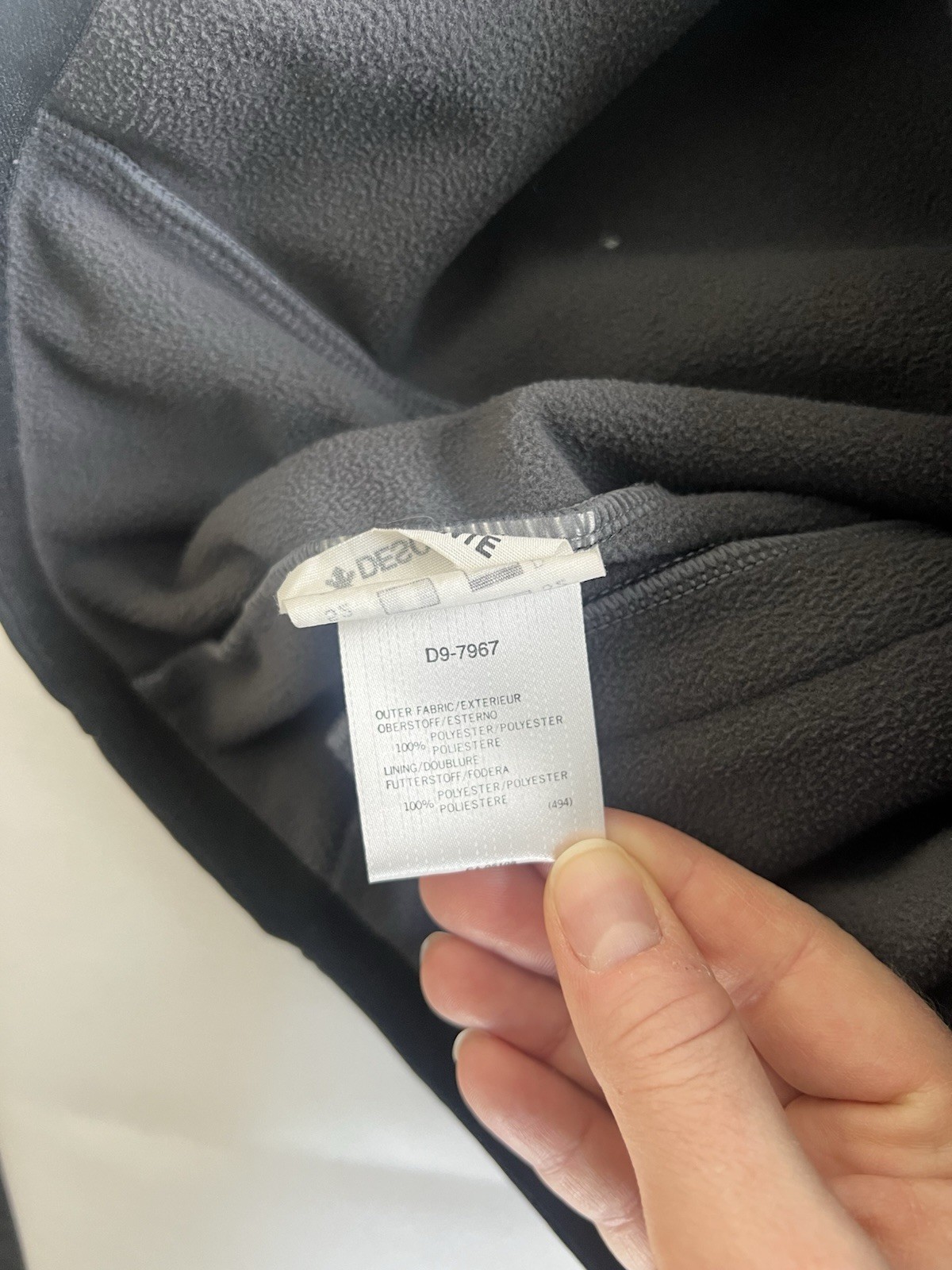 DESCENTE Black Soft Shell Zip Jacket Spring Ski T… - image 9