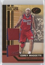 2007-08 Bowman Elevation Relics Red 2/4 Corey Maggette #EDP-CM Dual Patch 0b2
