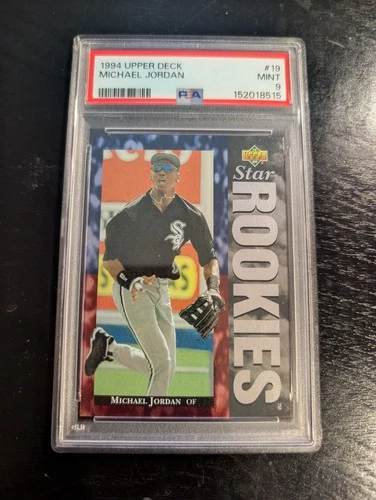 1994 Upper Deck Michael Jordan Card #19 Rookie Card PSA 9 MINT
