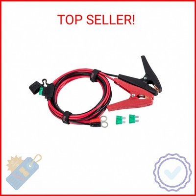 YCIND Battery Alligator Clips Clamp Clip-on to 3/8'' Ring Eyelet Terminal Boost C