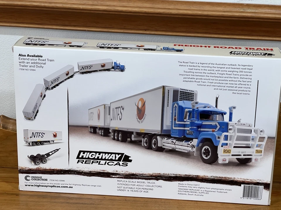 NTFS Mack Freight Road Train 1/64 Highway Replicas 1 WEEK SPECIAL only - image 2 of 4