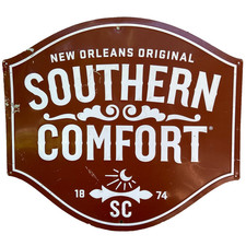 New Orleans Original Southern Comfort Liqueur Tin Metal Sign 1874 SC 18&rdquo;x16.5&rdquo; M