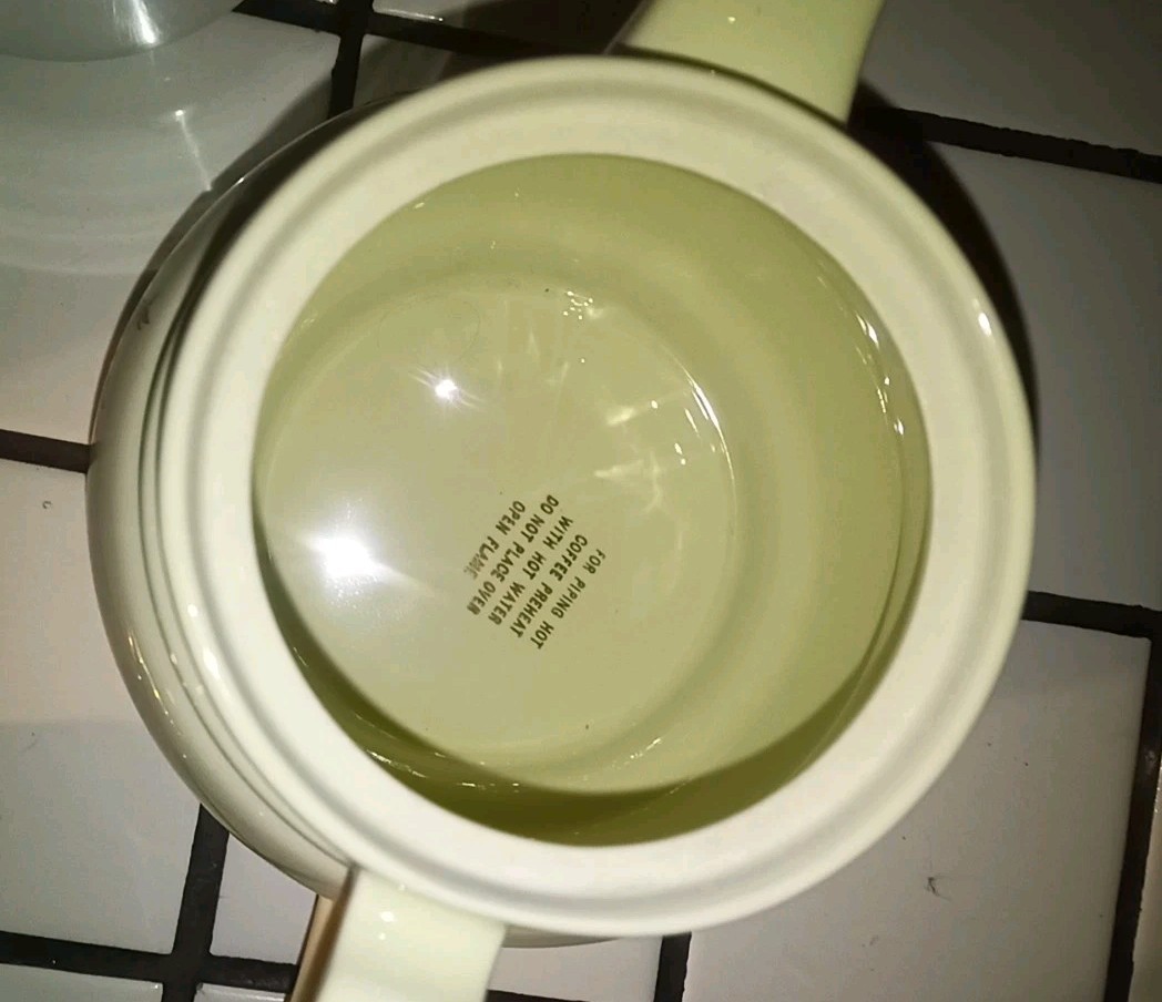 Vintage Ceramic Drip-o-Lator The Enterprise Aluminum Co Coffee Tea Ohio USA Made