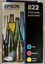 Epson 822 Standard Color Cyan, Magenta, Yellow Combo Pack, 6/26  after