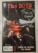 The Boys #1 App. Billy Butcher, Hughie Campbell, A-Train REMARK SKETCH 2006 