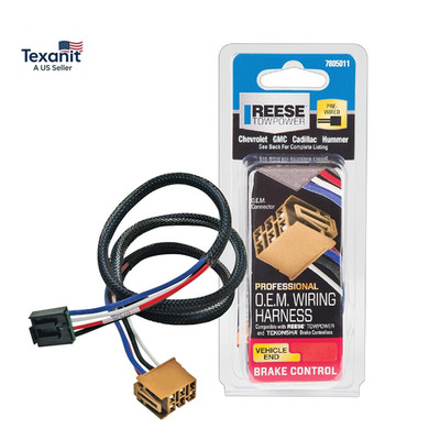 Towpower 7805011 Trailer Brake Controller OEM Style Brake Wiring Harness for Veh