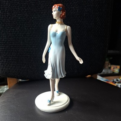 Coalport Figur Sammlerstücke Geburtsstein ''September Saphir''