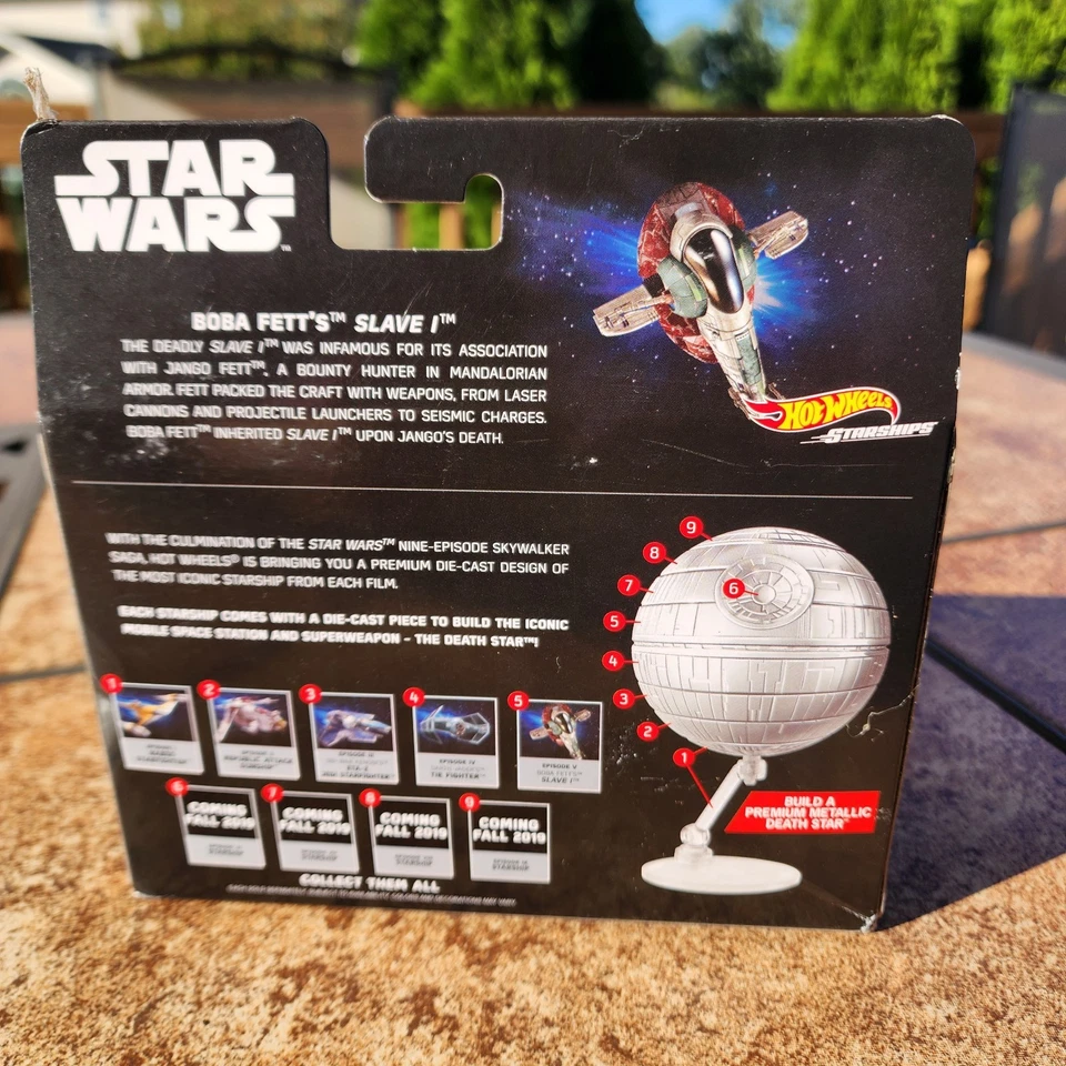 Hot Wheels памятная серия Star Wars Boba Fett's Slave 1 звездолет - Изображение 4 из 4