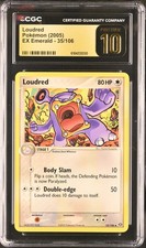 2005 POKEMON EX EMERALD #35/106 LOUDRED CGC 10 PRISTINE on eBay