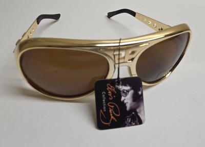 Elvis Presley Sun Glasses Gold Brand New! Sealed!