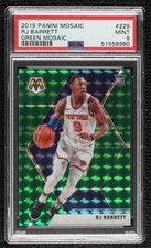 2019-20 Panini Mosaic Rookies Green Prizm RJ Barrett #229 PSA 9 MINT 0w8