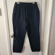 Denim  Co. Duo Stretch Waist pockets Medium Any Day Slim Straight Pant Black