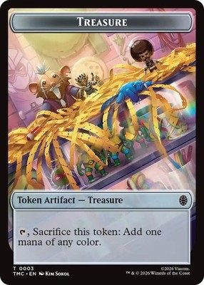 Treasure // Robot Double-Sided Token Normal [TMC - 3 // 10] NM Magic