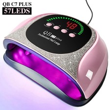 Professional UV/LED Nail Lamp 57 LEDs, Quick Gel Polish Dryer, LCD Manicure Ligh