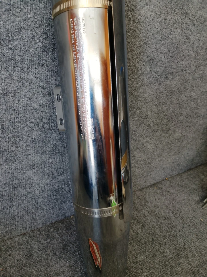 OEM HARLEY DAVIDSON BREAKOUT SLIP ON EXHAUST W/ SHIELD MUFFLER HARFX1746/1868 - Image 4 of 4