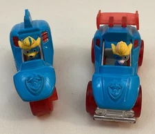 Paw Patrol Super Paws Mighty Twins Ella & Tuck True Metal Diecast Cars