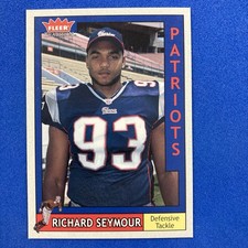 Richard Seymour 2003 Fleer Tradition Card #212 NFL New England Patriots