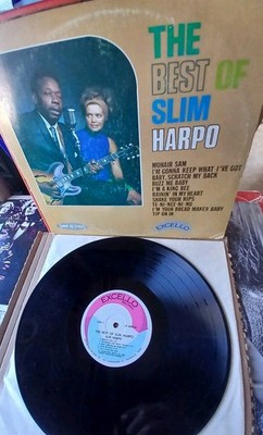 Slim Harpo The Best Of Slim Harpo   (VG)   1st Press'69 Excello 8010  STEREO 