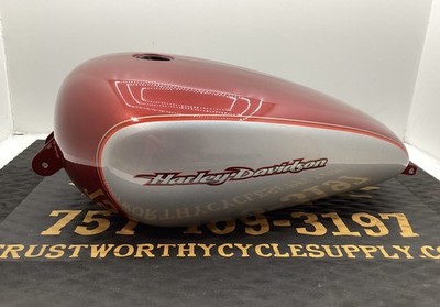 2004 HARLEY DAVIDSON SPORTSTER 1200C GAS FUEL TANK SIERRA RED