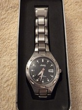 Boxed Mens Jeep 2004 Quartz Watch With Date.  New Battery. 
