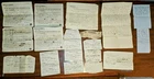 Large Lot Civil War Correspondence CSA War Tax Notes Letters Georgia Much More