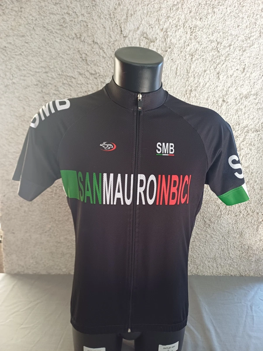 Maillot Cyclisme Quattropiste – Noir/gris Foncé, Manches Courtes, Taille S, Neuf