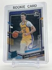 2023-24 Panini Donruss Optic Colin Castleton Rated Rookie Fast Break Auto