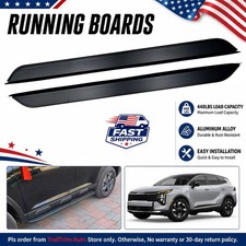 2pcs Running Boards Side Steps Nerf Bars Fits For Kia Sportage 2023-2026 Black 2pcs Running Boards Side Steps Nerf Bars Fits For Kia Sportage 2023-2026 Black