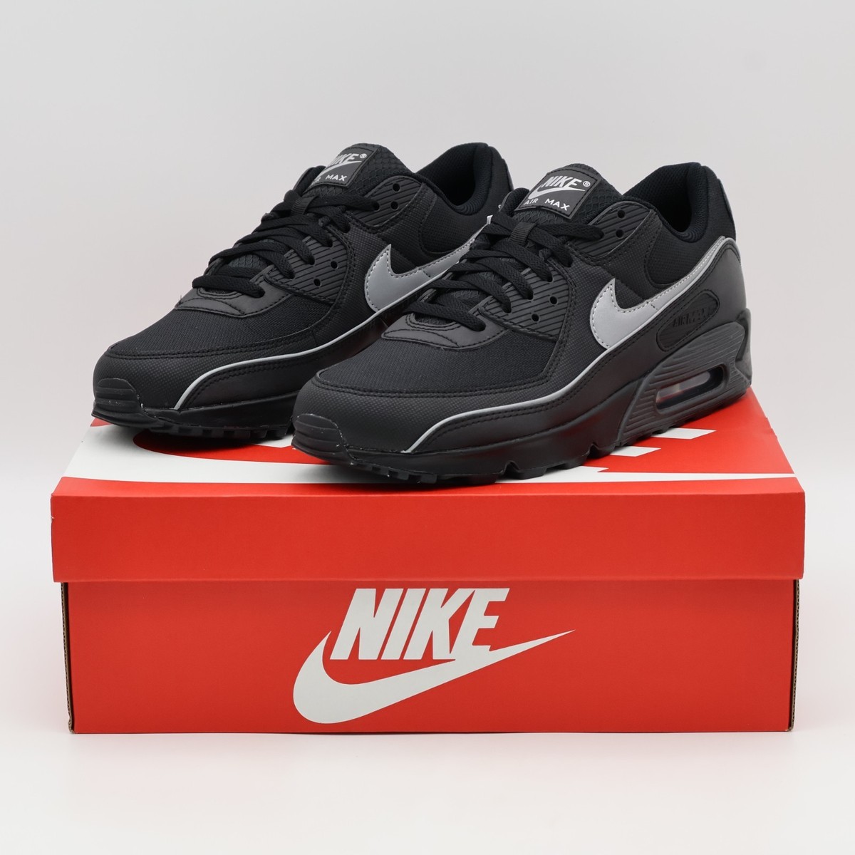 HV4517-002 Nike Air Max 90 Black Reflective (Men's) | eBay