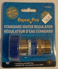 Aqua Pro 21851  Fresh Water Pressure Regulator