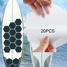 20 Pieces Surfboard Clear Deck Grip Pad Deck Pads Surfing Padding Surf Traction