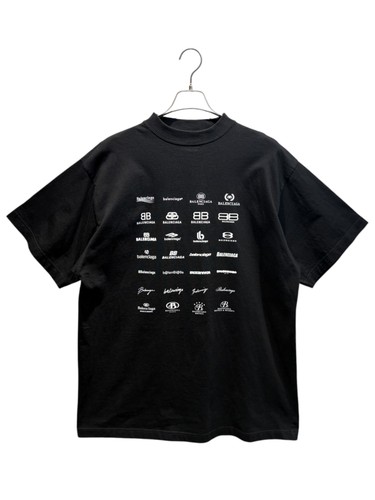 BALENCIAGA ARCHIVES LOGOS Oversized 712398 TNVQ7 L Black