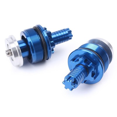 2x 41mm Front Fork Cap Preload Adjuster for Yamaha YZF-R25 YZF-R3 Blue