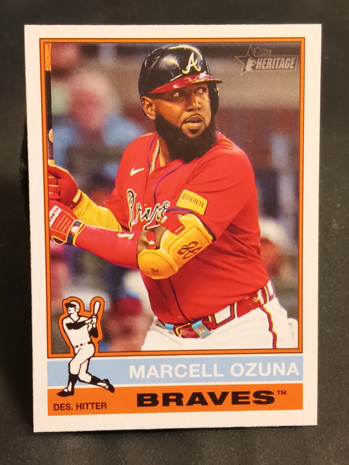 2025 Topps Heritage #152 Marcell Ozuna - Atlanta Braves