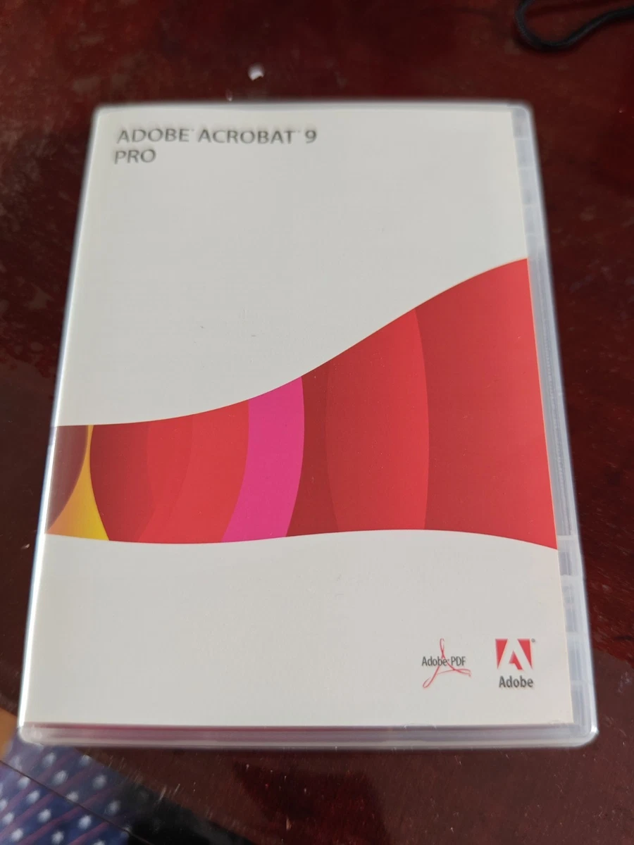 adobe acrobat 9 pro products for sale | eBay