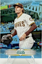 Dylan Cease 2025 Topps Stadium Club #117 Light Blue Parallel San Diego Padres