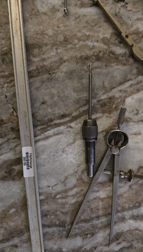 Herramientas de dibujo de colección Starrett, General, Alvin - EE. UU. y Alemania 260195 Foto 2 de 4