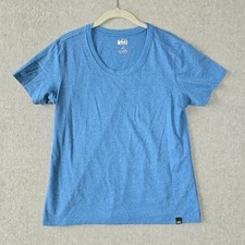 REI Co Op Womens Large Short Sleeve T-Shirt Active Stretch Outdoor Camp Top