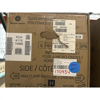 GE Profile 1.1 Cu. Ft. Countertop Microwave Oven Black New | E23