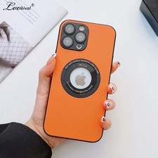 For iPhone15 14 Pro Max 13 12 Mag Safe Magnetic Leather Case Charging Slim Cover